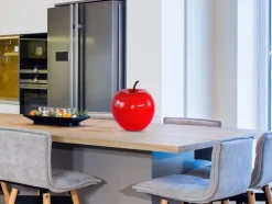 Statues & Sculptures Table Top|Contemporary^Iconic Apple 30cm Red Resin Indoor Sculpture