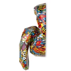 Statues & Sculptures Wall Art|Pop Art^Iconic Lips 42cm Pop Art Resin Wall Sculpture