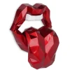 Statues & Sculptures Wall Art|Contemporary^Iconic Lips 42cm Red Resin Wall Sculpture
