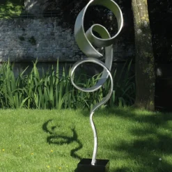 Statues & Sculptures Contemporary^Infinite 130cm Metal Stainless Metal Garden Sculpture