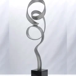 Statues & Sculptures Contemporary^Infinite 130cm Metal Stainless Metal Garden Sculpture