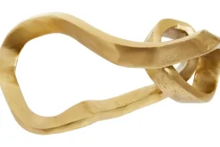 Statues & Sculptures Table Top|Abstract^Infinite Loop 17cm Gold Metal Indoor Sculpture