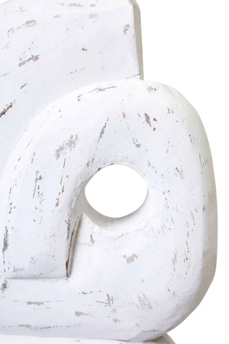 Statues & Sculptures Table Top|Abstract^Infinite Quartet 61cm White Wood Indoor Sculpture