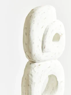Statues & Sculptures Table Top|Abstract^Infinite Quartet 61cm White Wood Indoor Sculpture