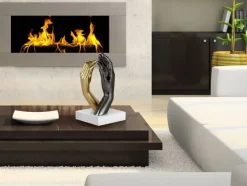 Statues & Sculptures Table Top|Contemporary^Infinite Touch 36cm Gold Resin Indoor Sculpture