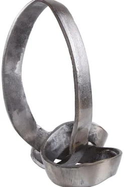 Statues & Sculptures Table Top|Abstract^Infinity Knot 22cm Black Metal Indoor Sculpture