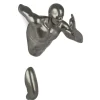 Statues & Sculptures Figurative|Wall Art^Infinity Man 50cm Anthracite Resin Wall Sculpture