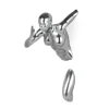 Statues & Sculptures Figurative|Wall Art^Infinity Woman 28cm Silver Resin Wall Sculpture