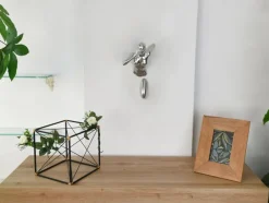 Statues & Sculptures Figurative|Wall Art^Infinity Woman 28cm Silver Resin Wall Sculpture