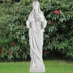 Statues & Sculptures Jesus^Jesus Christ 97cm Marble Resin Garden Statue