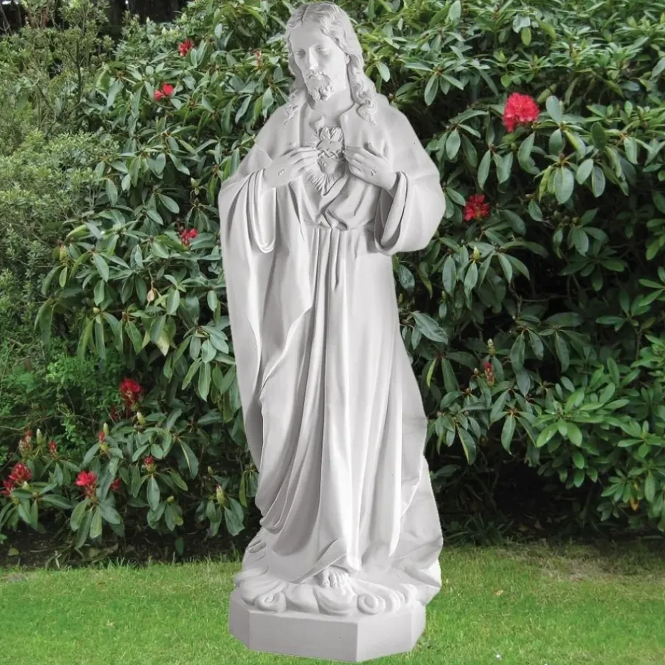 Statues & Sculptures Jesus^Jesus Christ 185cm Marble Resin Garden Statue