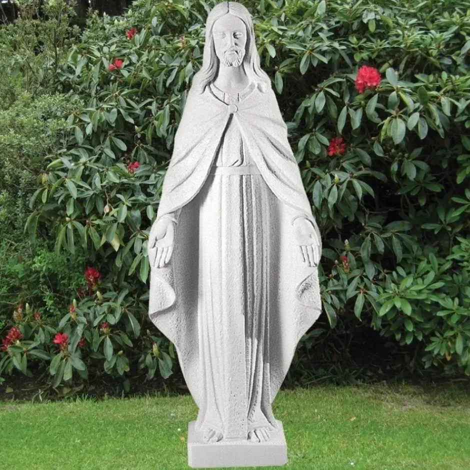 Statues & Sculptures Jesus^Jesus Christ 95cm Marble Resin Garden Statues