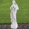 Statues & Sculptures Jesus^Jesus Christ 42cm Marble Resin Garden Statue