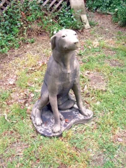 Statues & Sculptures Dogs^Labrador Stone Garden Ornament