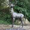 Statues & Sculptures Stags & Deers^Large Deer Right Facing Stag Bronze Metal Garden Statue