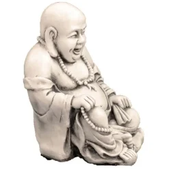 Statues & Sculptures Buddha^Laughing Buddha Antique Stone Garden Statue
