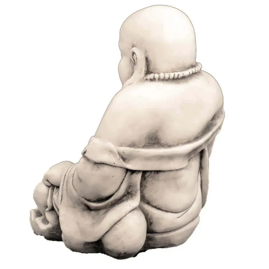 Statues & Sculptures Buddha^Laughing Buddha Antique Stone Garden Statue