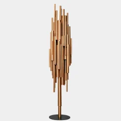 Statues & Sculptures Floor Standing|Abstract^Light Symphony 165cm Copper Metal Garden Sculpture