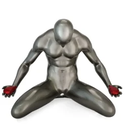 Statues & Sculptures Figurative|Table Top^Lost Affection 32cm Anthracite Resin Indoor Sculpture