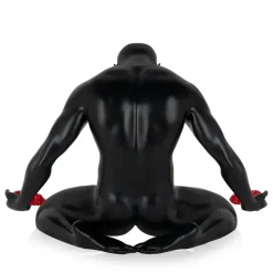 Statues & Sculptures Figurative|Table Top^Lost Affection 32cm Black Resin Indoor Sculpture
