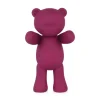 Statues & Sculptures Table Top|Animals^Love Bear 29cm Fuchsia Resin Indoor Sculpture