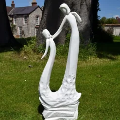 Statues & Sculptures Modern^Loving Mother Modern Poly Resin Garden Statue