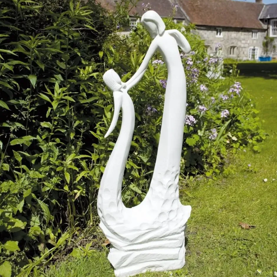 Statues & Sculptures Modern^Loving Mother Modern Poly Resin Garden Statue