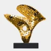 Statues & Sculptures Table Top|Abstract^Lucid Motion 47cm Gold Metal Indoor Sculpture