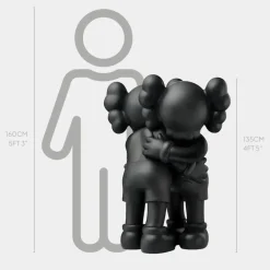 Statues & Sculptures Figurative|Floor Standing^Lucify Affection 135cm Black Resin Indoor Sculpture