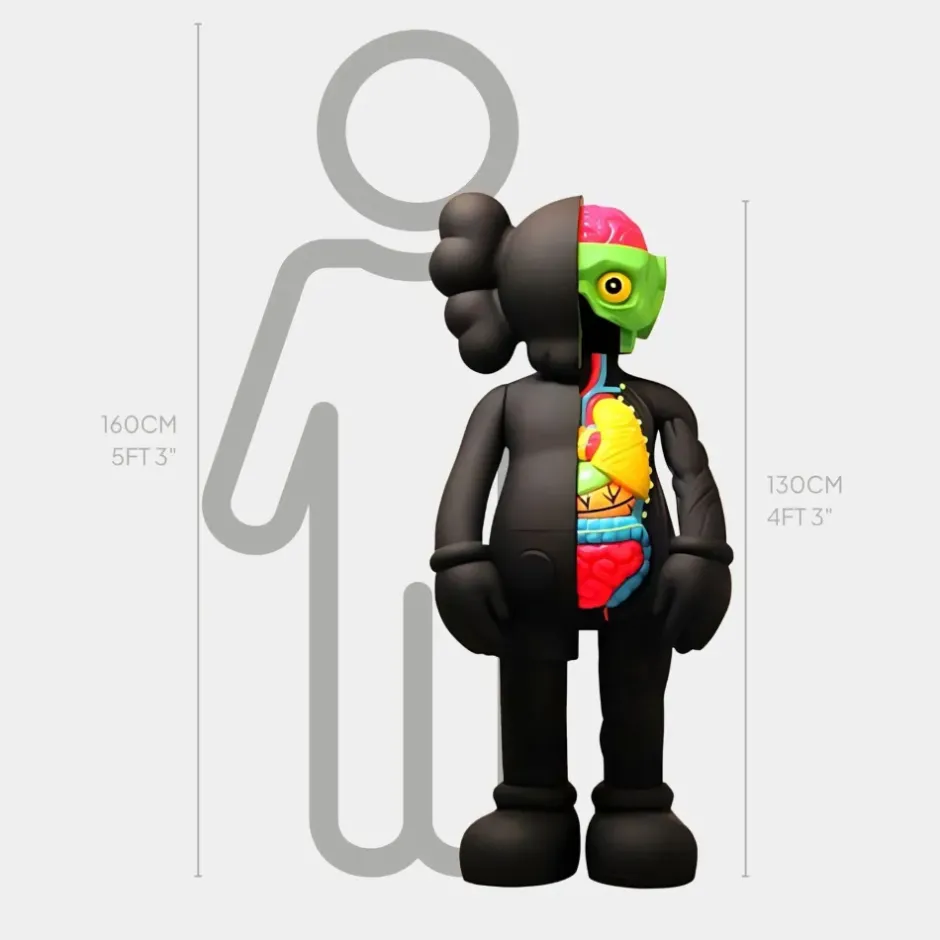 Statues & Sculptures Figurative|Floor Standing^Lucify Biofusion 130cm Black Resin Indoor Sculpture