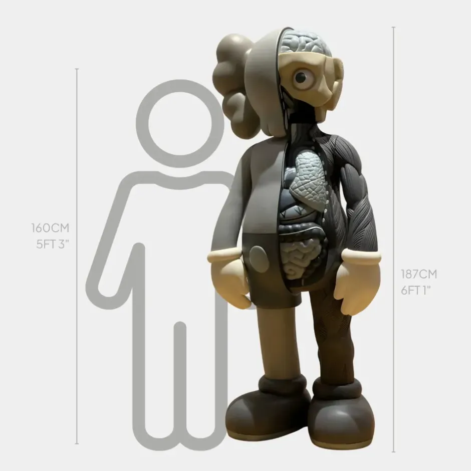 Statues & Sculptures Giant|Figurative^Lucify Biofusion 187cm Grey Resin Indoor Sculpture