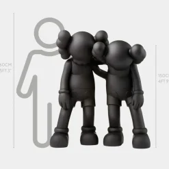 Statues & Sculptures Figurative|Floor Standing^Lucify Companions 150cm Black Resin Indoor Sculpture