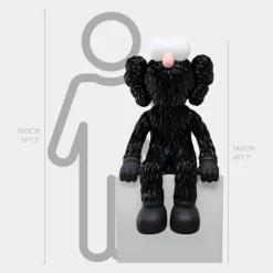 Statues & Sculptures Figurative|Floor Standing^Lucify Fuzz 140cm Black Resin Indoor Sculpture