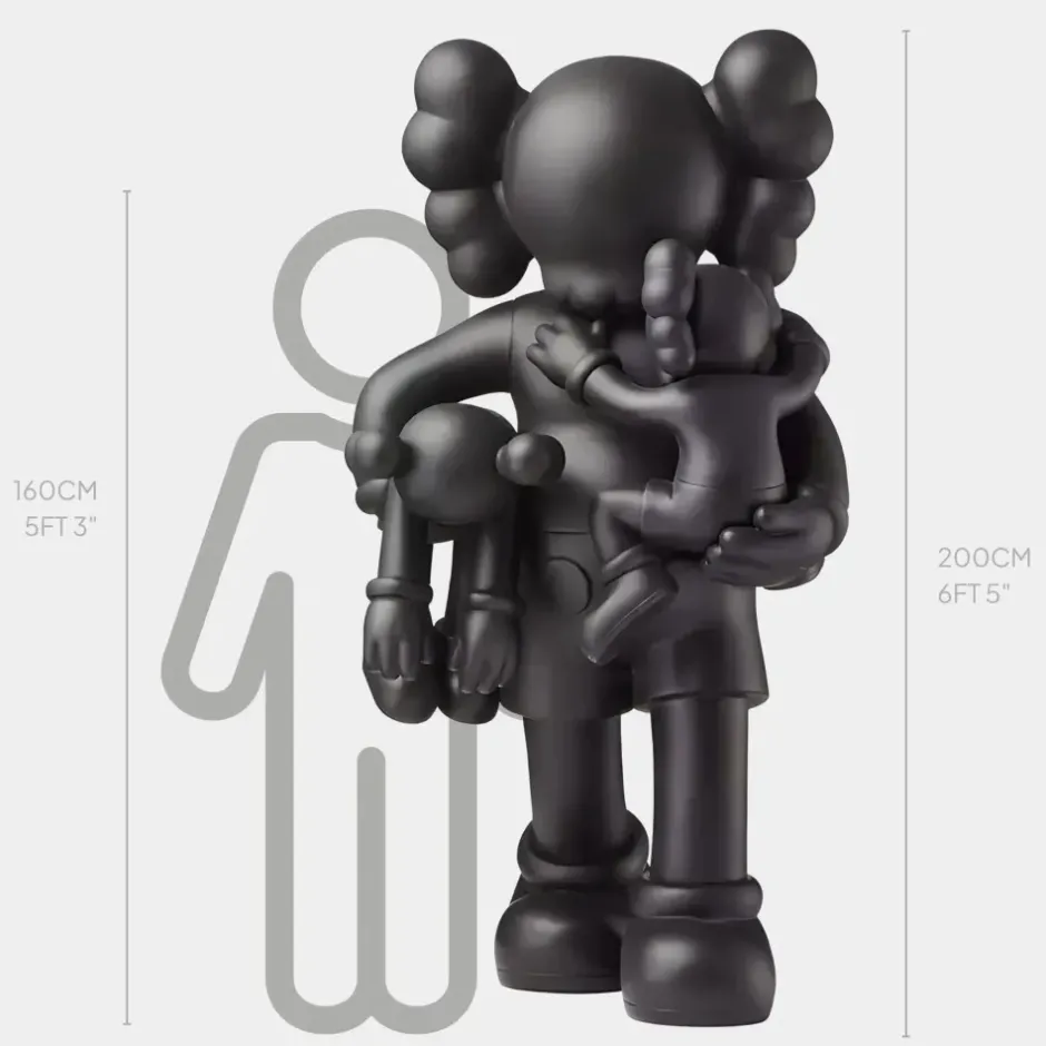 Statues & Sculptures Giant|Figurative^Lucify Go 200cm Black Resin Indoor Sculpture