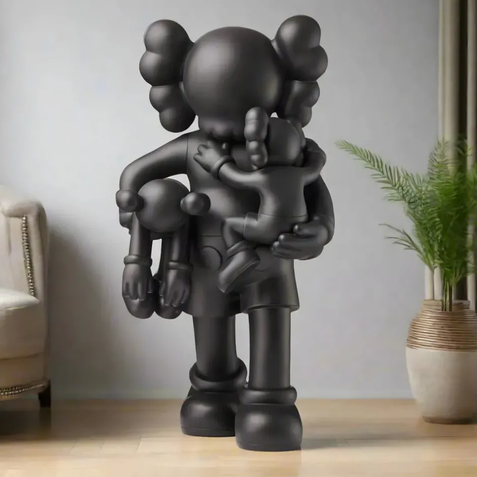 Statues & Sculptures Giant|Figurative^Lucify Go 200cm Black Resin Indoor Sculpture