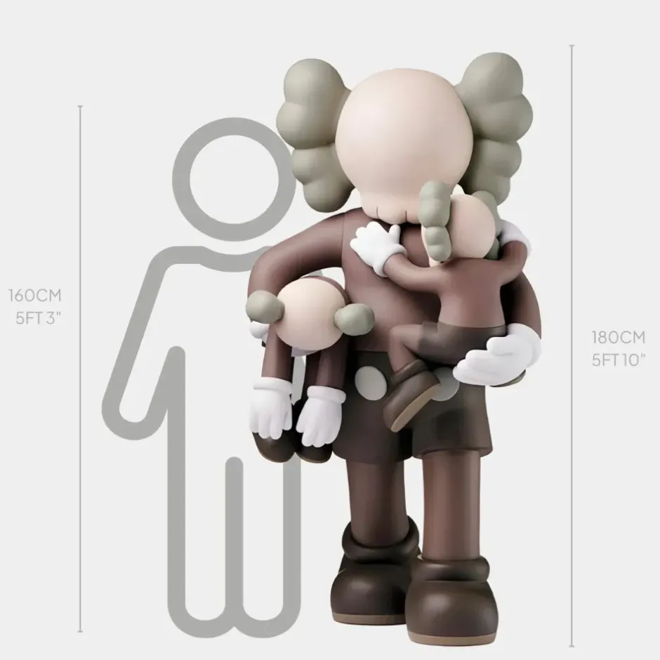 Statues & Sculptures Giant|Figurative^Lucify Go 180cm Brown Resin Indoor Sculpture
