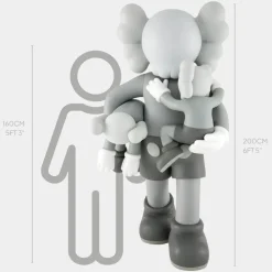 Statues & Sculptures Giant|Figurative^Lucify Go 200cm Grey Resin Indoor Sculpture