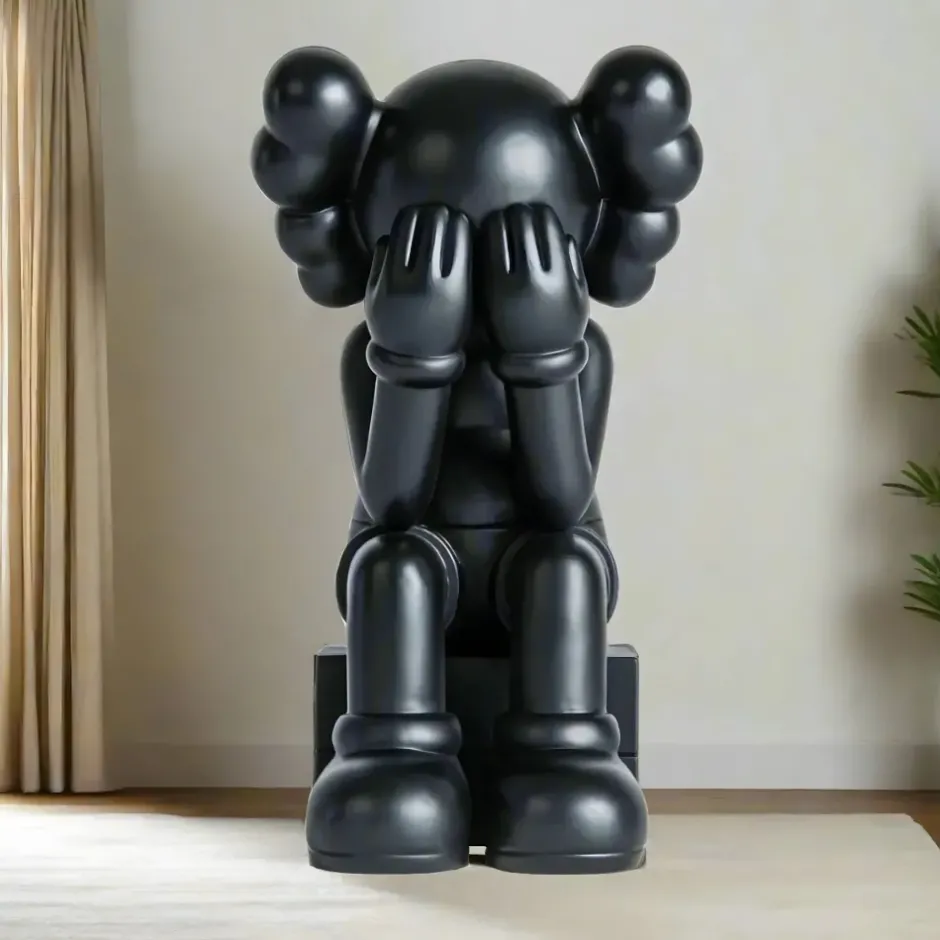 Statues & Sculptures Giant|Figurative^Lucify Hide 163cm Black Resin Indoor Sculpture