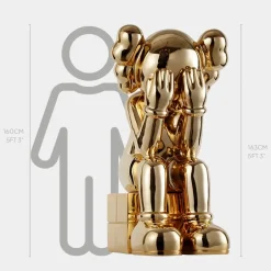 Statues & Sculptures Giant|Figurative^Lucify Hide 163cm Gold Resin Indoor Sculpture