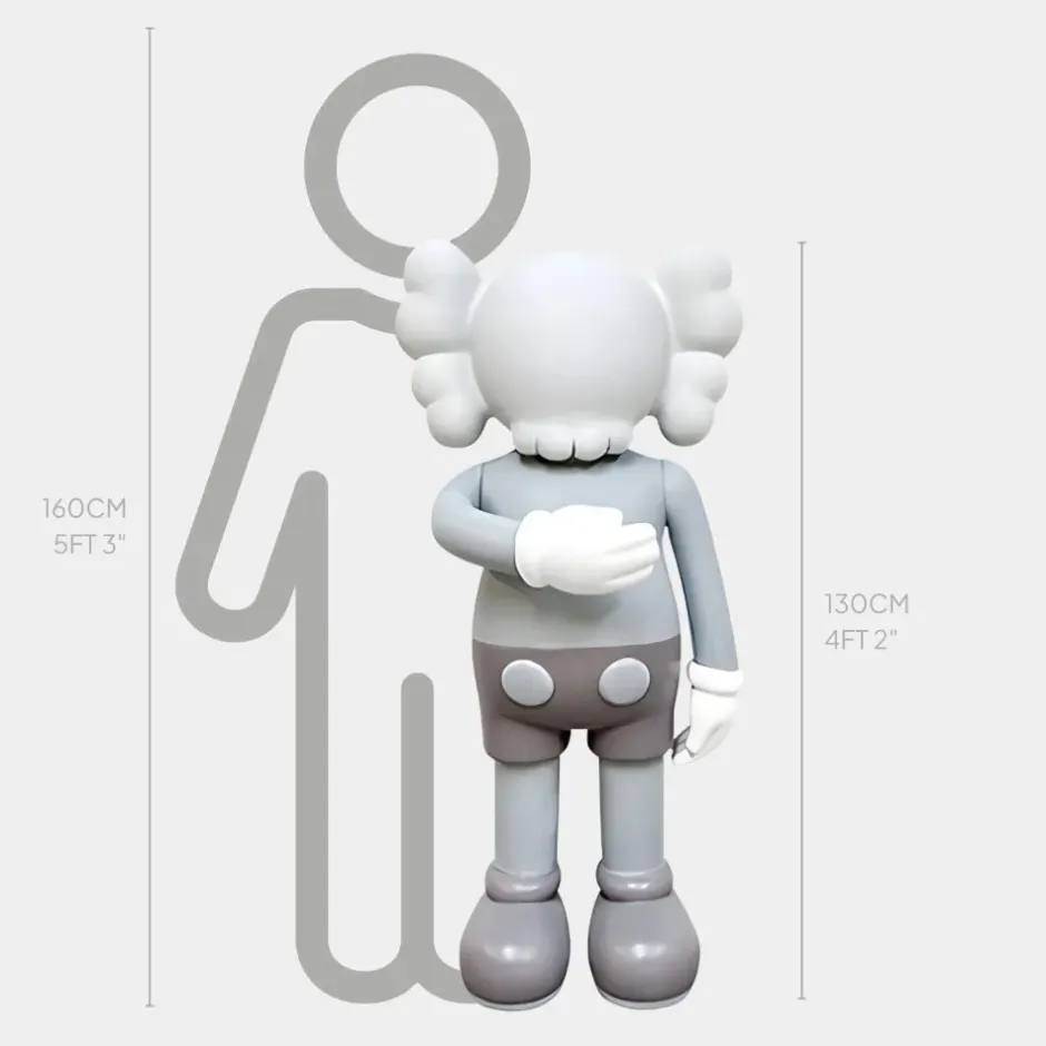Statues & Sculptures Figurative|Floor Standing^Lucify Motion 130cm Grey Resin Indoor Sculpture v1
