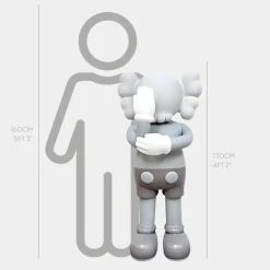 Statues & Sculptures Figurative|Floor Standing^Lucify Motion 130cm Grey Resin Indoor Sculpture v3