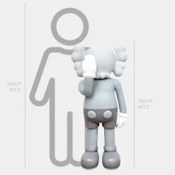Statues & Sculptures Figurative|Floor Standing^Lucify Motion 130cm Grey Resin Indoor Sculpture v5