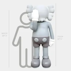Statues & Sculptures Giant|Figurative^Lucify Motion 170cm Grey Resin Indoor Sculpture v5