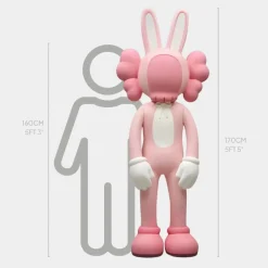 Statues & Sculptures Giant|Floor Standing^Lucify Rabbit 170cm Pink Resin Indoor Sculpture