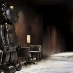 Statues & Sculptures Figurative|Floor Standing^Lucify Seek 220cm Cosmic Black Resin Indoor Sculpture