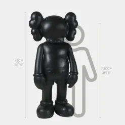 Statues & Sculptures Giant|Figurative^Lucify Seek 170cm Cosmic Black Resin Indoor Sculpture