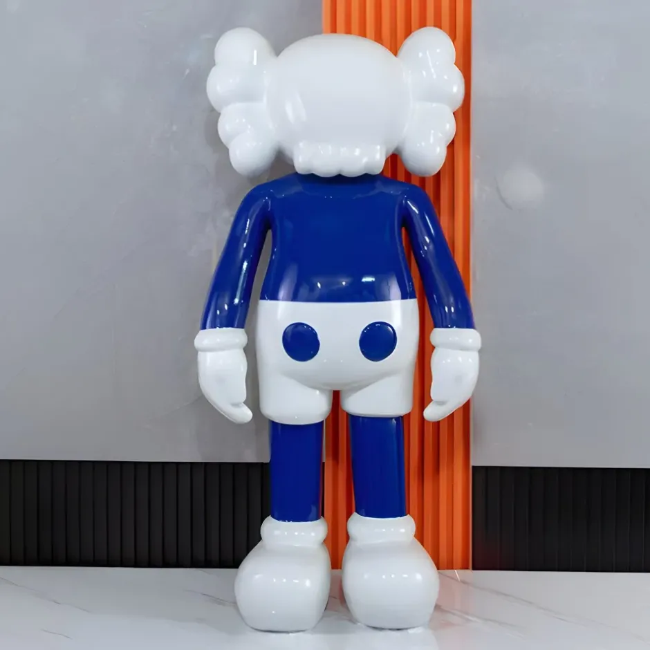 Statues & Sculptures Figurative|Floor Standing^Lucify Seek 135cm Deep Blue Resin Indoor Sculpture