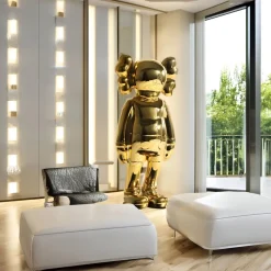 Statues & Sculptures Figurative|Floor Standing^Lucify Seek 135cm Gold Resin Indoor Sculpture
