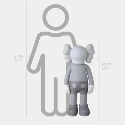 Statues & Sculptures Figurative|Floor Standing^Lucify Seek 100cm Grey Resin Indoor Sculpture