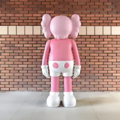 Statues & Sculptures Figurative|Floor Standing^Lucify Seek 135cm Soft Pink Resin Indoor Sculpture